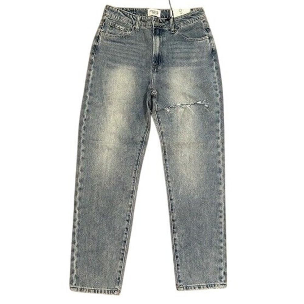 Insane Gene Jeans Women's Hi-Rise Ankle Straight Light Wash Size 9/28‎ NWT